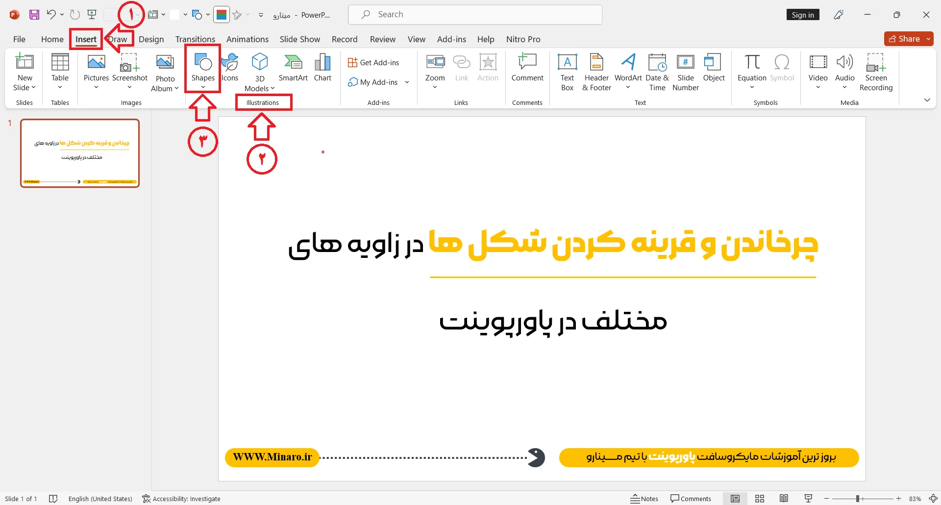 شکل های قرینه ساده