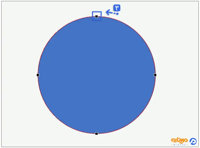 ویرایش ارتفاع و عرض شکل