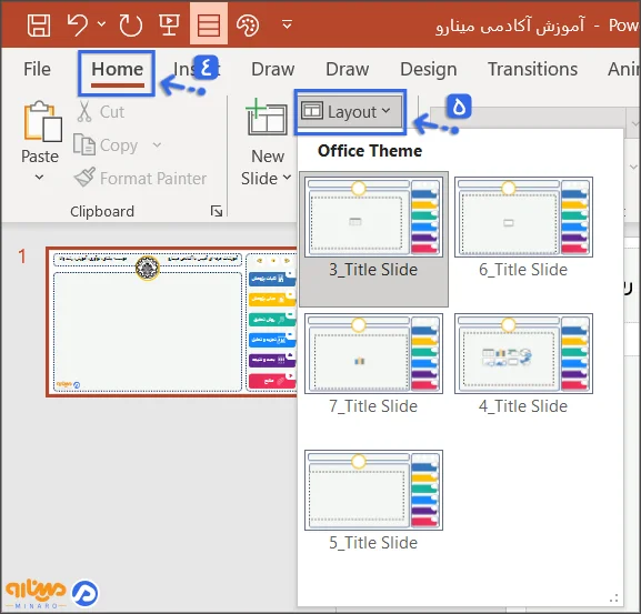 ساخت اسلاید حرفه ای در پاورپوینت