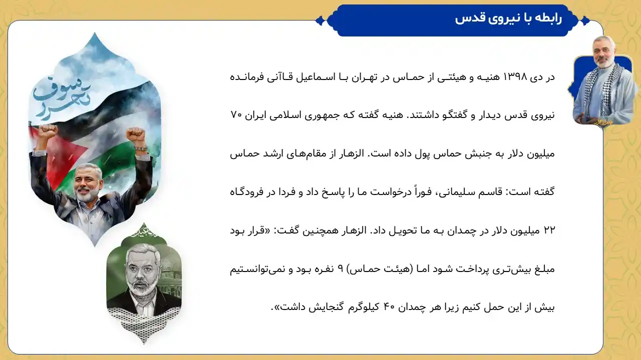 پاورپوینت شهید اسماعیل هنیه