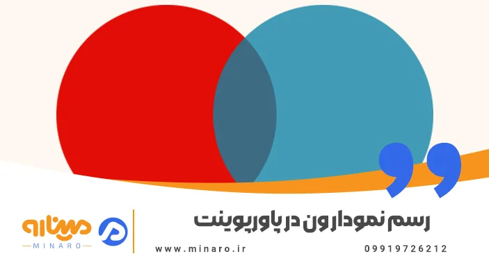 رسم نمودار ون در پاورپوینت