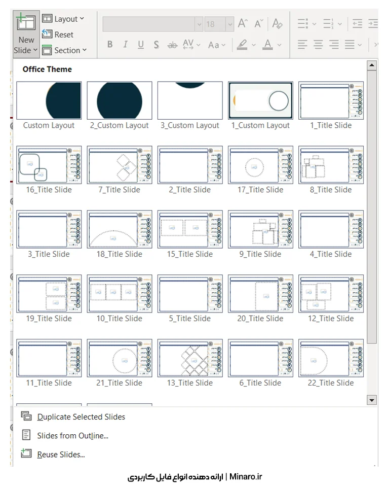 قالب پاورپوینت منودار مهندسی نفت