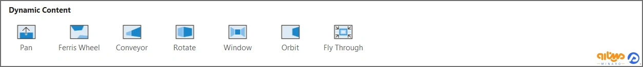 transition-header-powerpoint-06 بخش Dynamic content در پاورپوینت