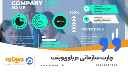 آموزش ایجاد چارت سازمانی در پاورپوینت