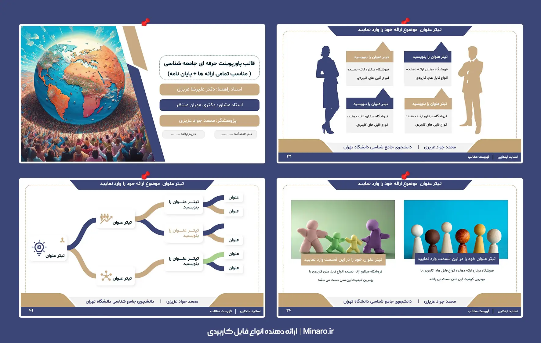 قالب پاورپوینت جامعه شناسی