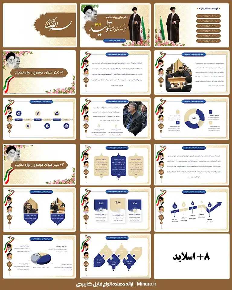قالب پاورپوینت سرمایه گذاری برای تولید