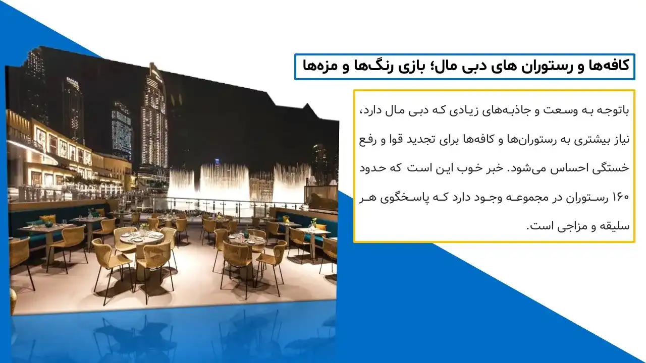 پاورپوینت تحلیل مرکز خرید دبی مال
