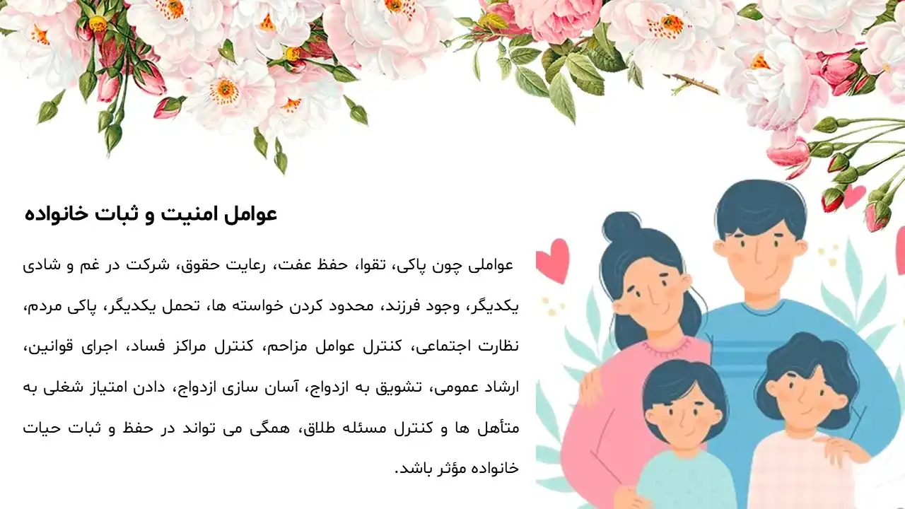 پاورپوینت نهاد خانواده