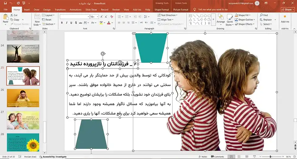 پاورپوینت نهاد خانواده