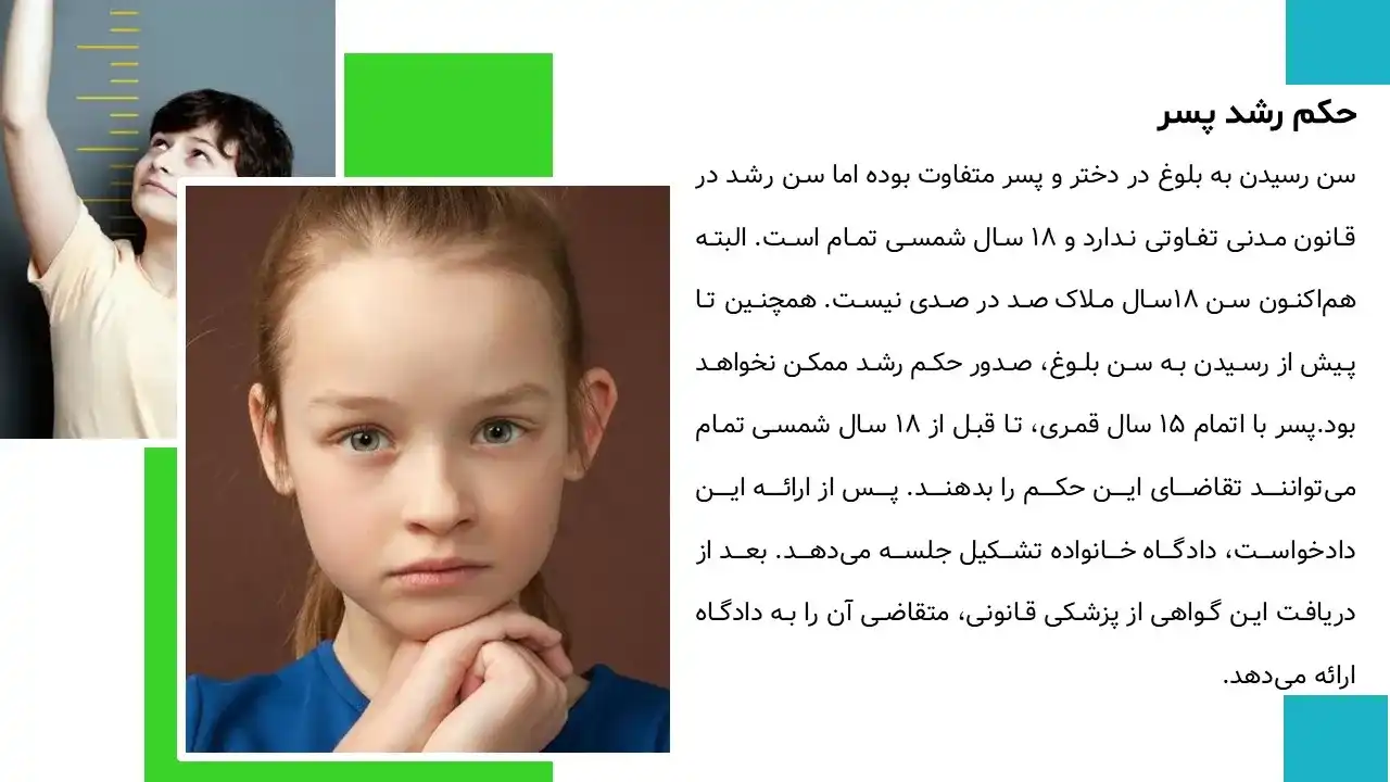 پاورپوینت دادخواست حکم رشد
