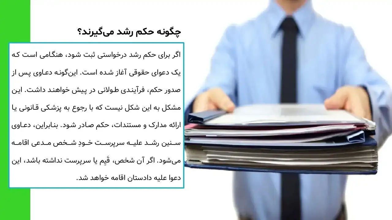 پاورپوینت دادخواست حکم رشد