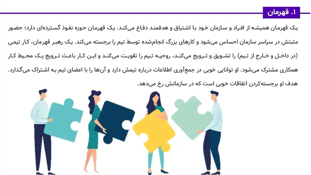 پاورپوینت رهبری سازمان