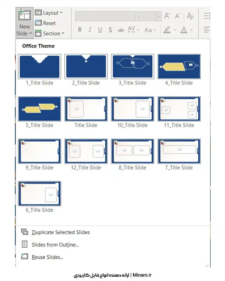 قالب پاورپوینت گزارش عملکرد مدیریت و شرکتی