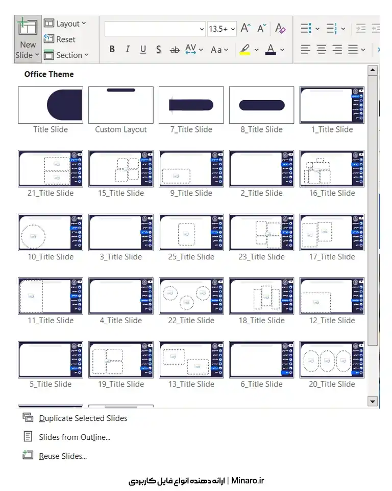 قالب پاورپوینت منودار مهندسی صنایع