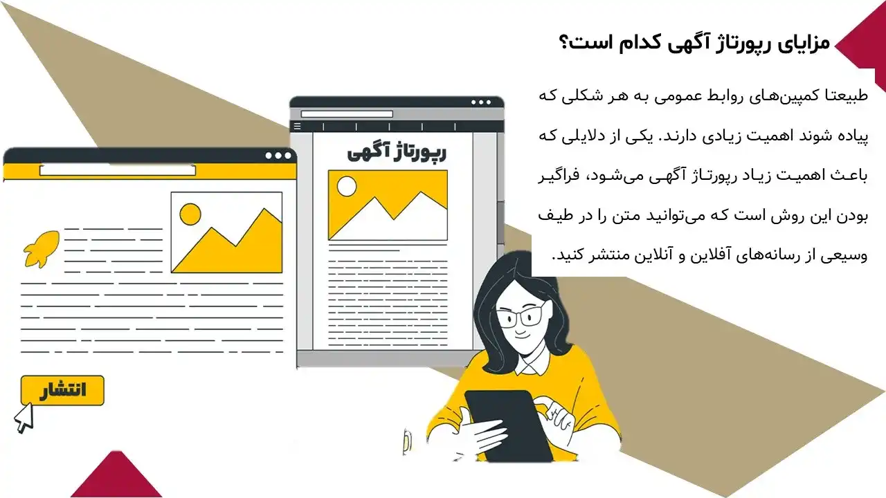 پاورپوینت رپورتاژ آگهی