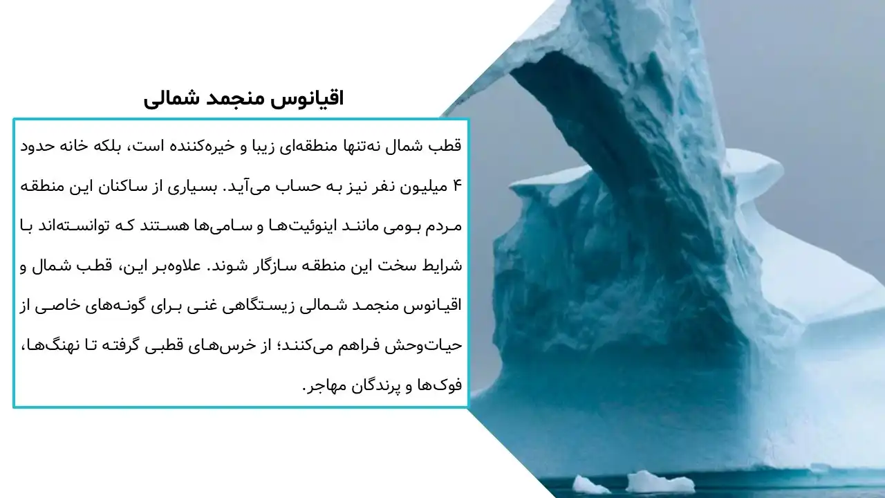 پاورپوینت اقیانوس منجمد شمالی