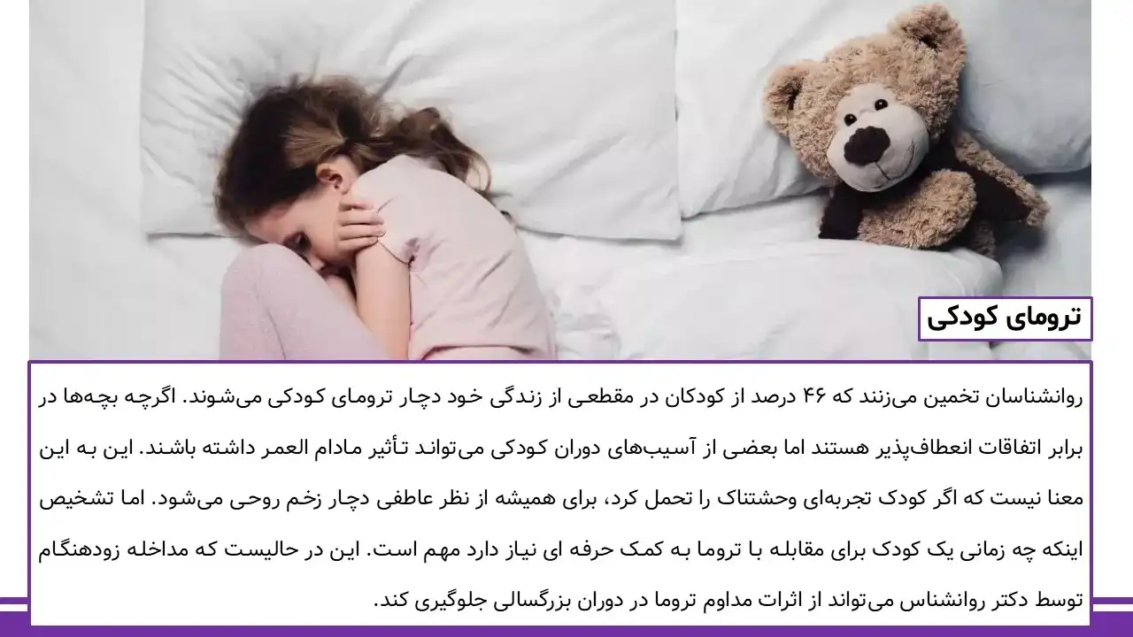 پاورپوینت ترومای کودکی