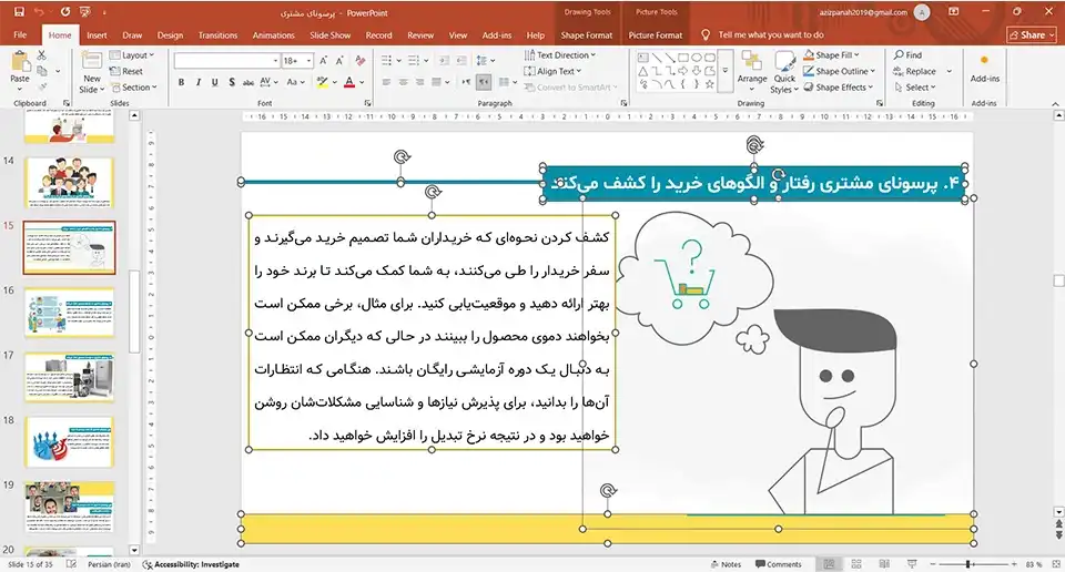 پاورپوینت پرسونای مشتری