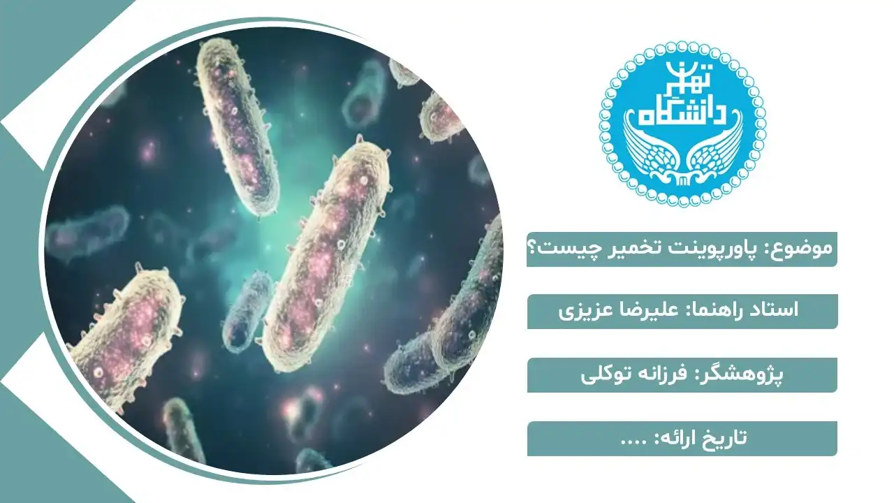 پاورپوینت تخمیر چیست؟