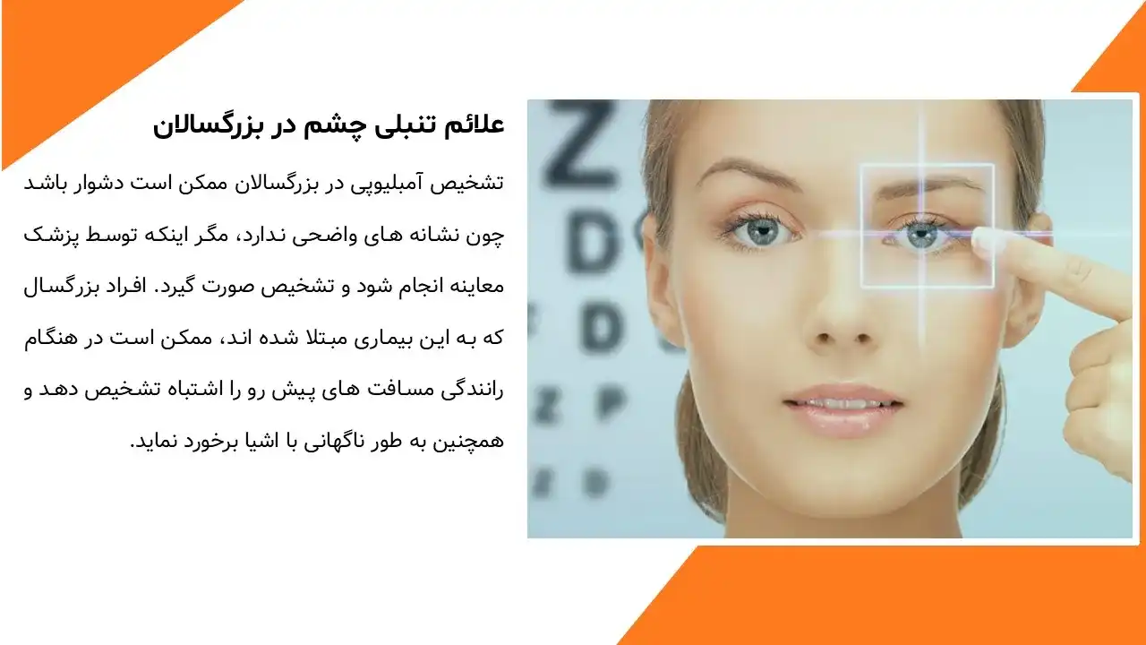 پاورپوینت تنبلی چشم