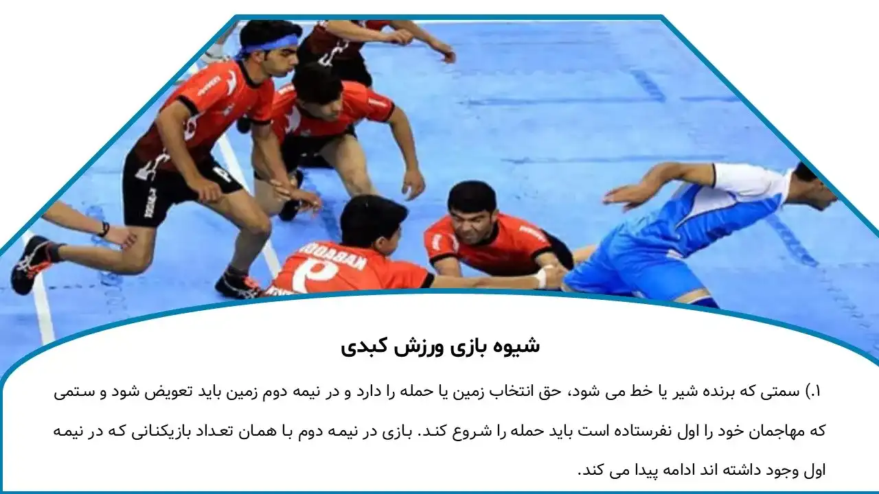 پاورپوینت ورزش کبدی