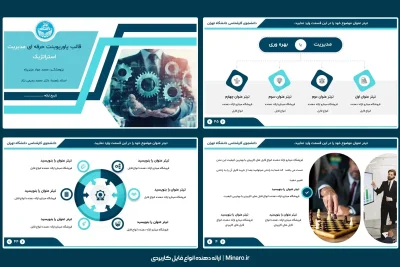 قالب پاورپوینت مدیریت استراتژیک