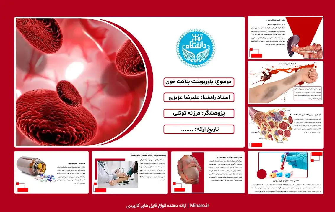 پاورپوینت پلاکت خون