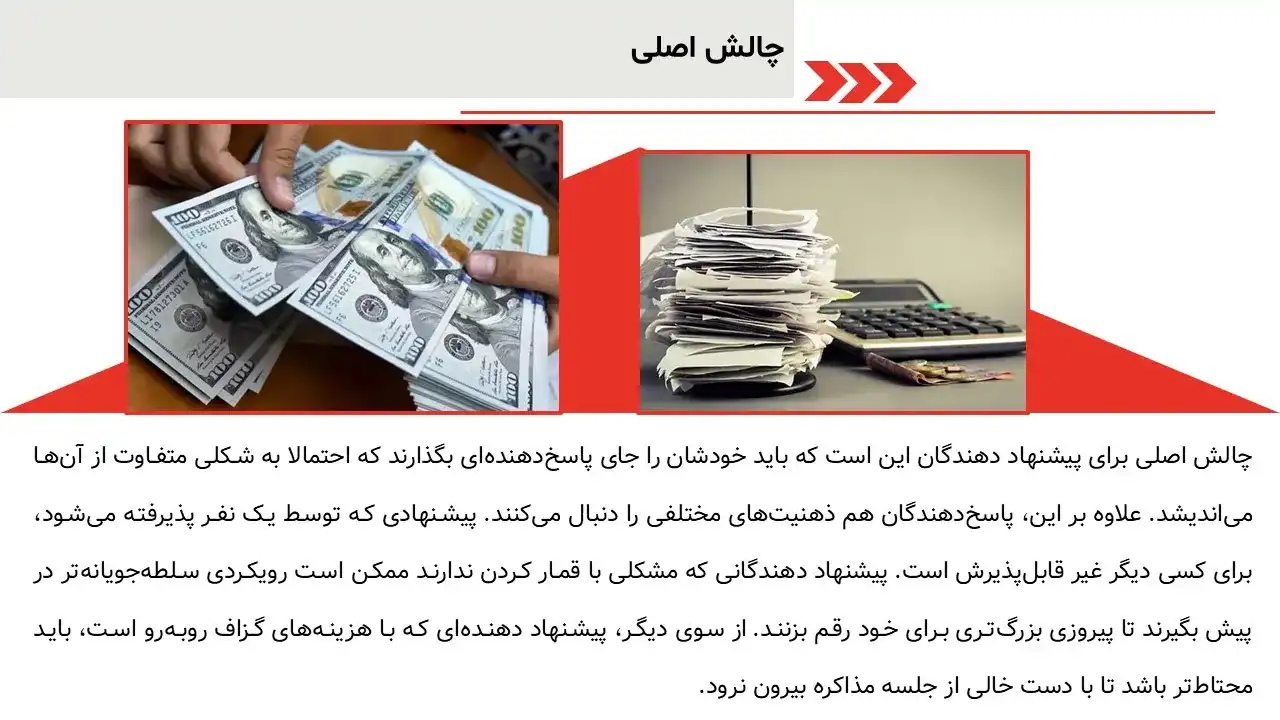 پاورپوینت بازی اولتیماتوم در مذاکره