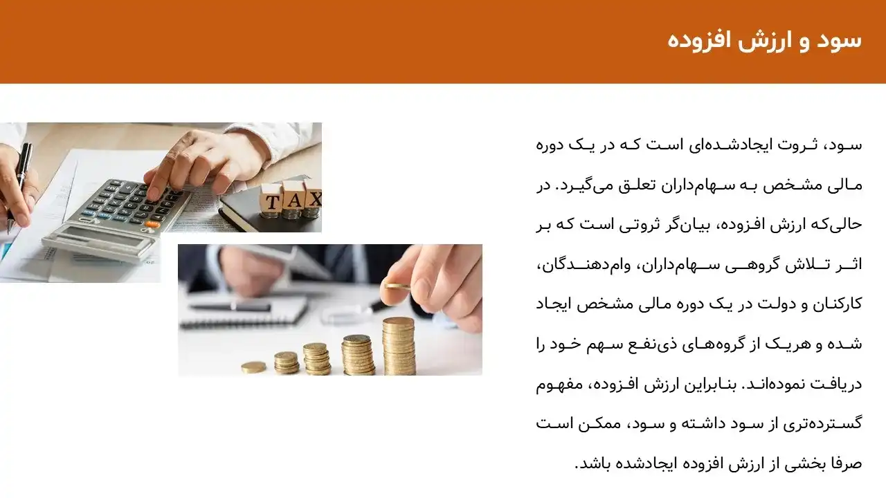 پاورپوینت ارزش افزوده