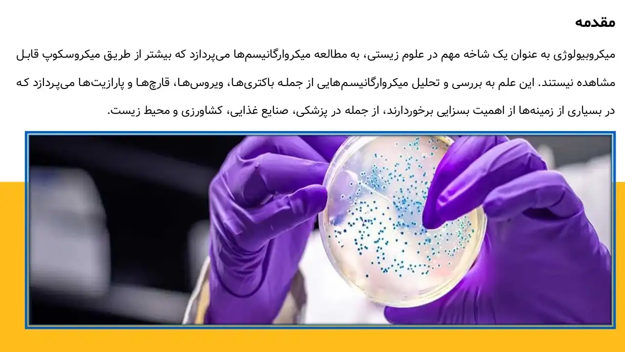 پاورپوینت میکروبیولوژی مواد غذایی