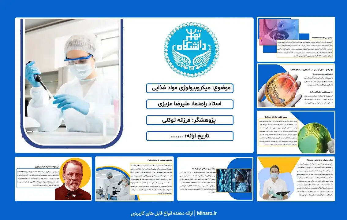 پاورپوینت میکروبیولوژی مواد غذایی