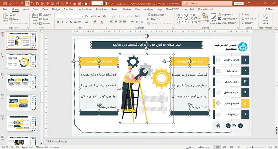 official-design-proposal-ppt-03 قالب پاورپوینت منودار پروپوزال طرح رسمی