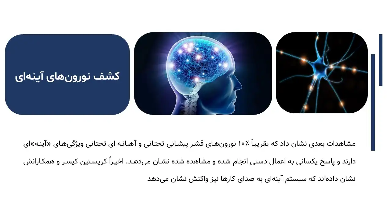 پاورپوینت نورون های آینه ای