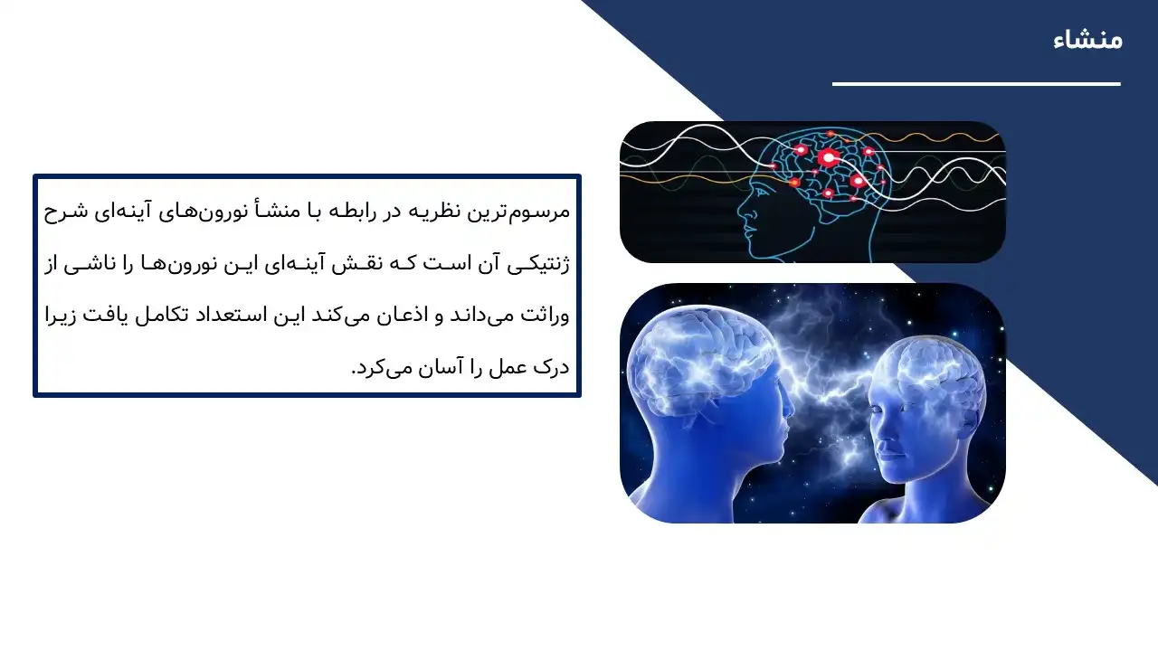 پاورپوینت نورون های آینه ای