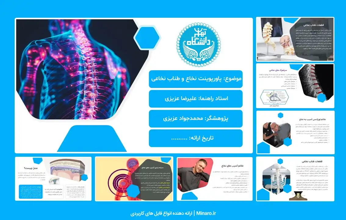 پاورپوینت نخاع و طناب نخاعی