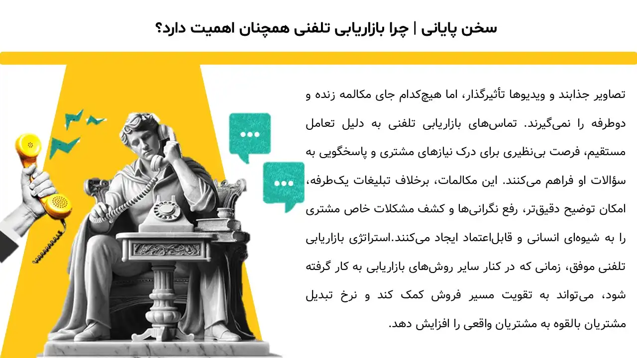 پاورپوینت بازاریابی تلفنی