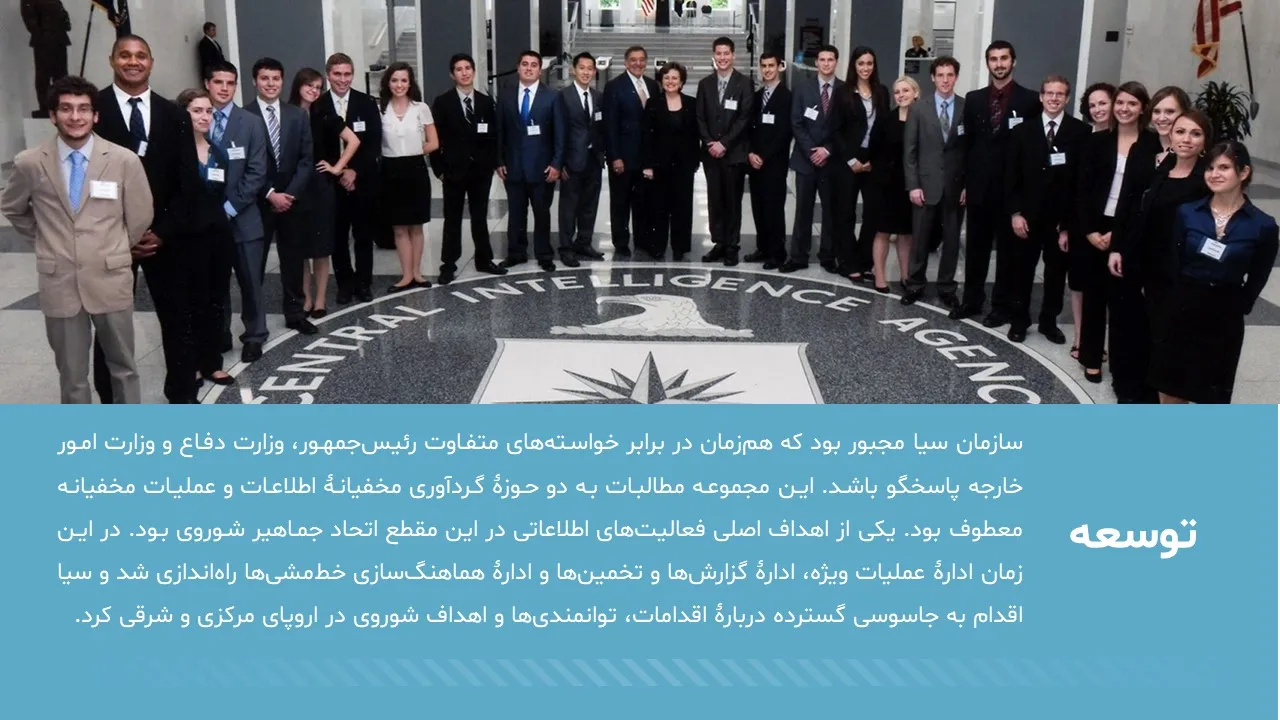 پاورپوینت سازمان اطلاعات مرکزی آمریکا