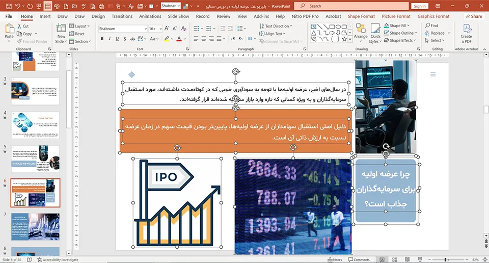 پاورپوینت عرضه اولیه در بورس