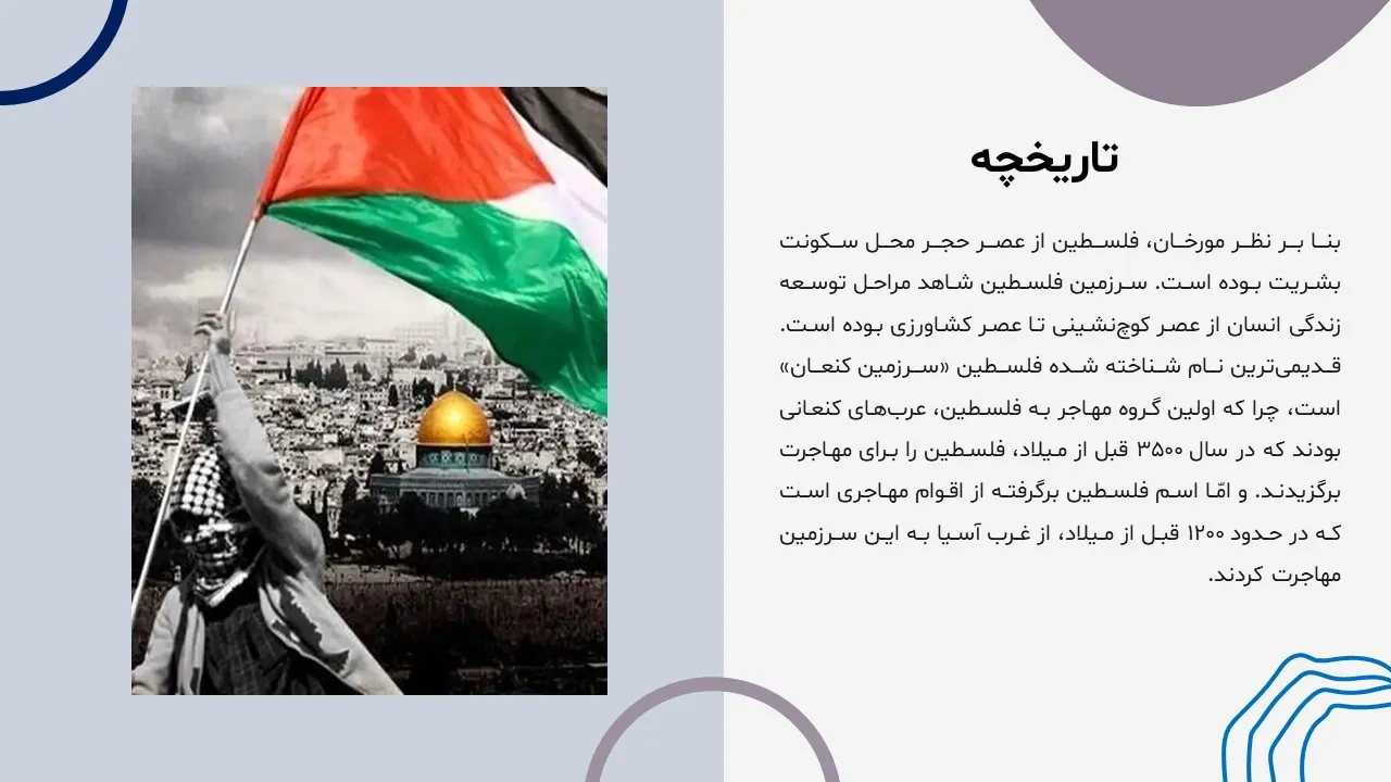 پاورپوینت فلسطین
