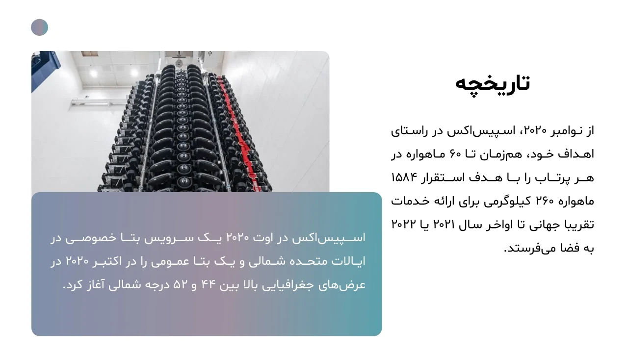 پاورپوینت ماهواره های استارلینک