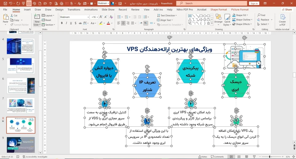 پاورپوینت سرور مجازی