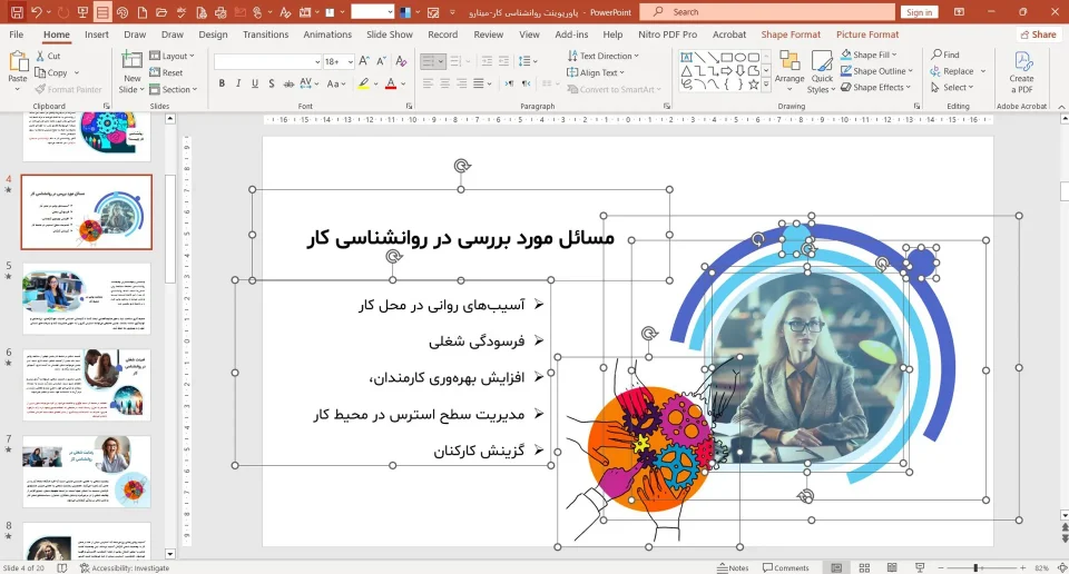 پاورپوینت روانشناسی کار