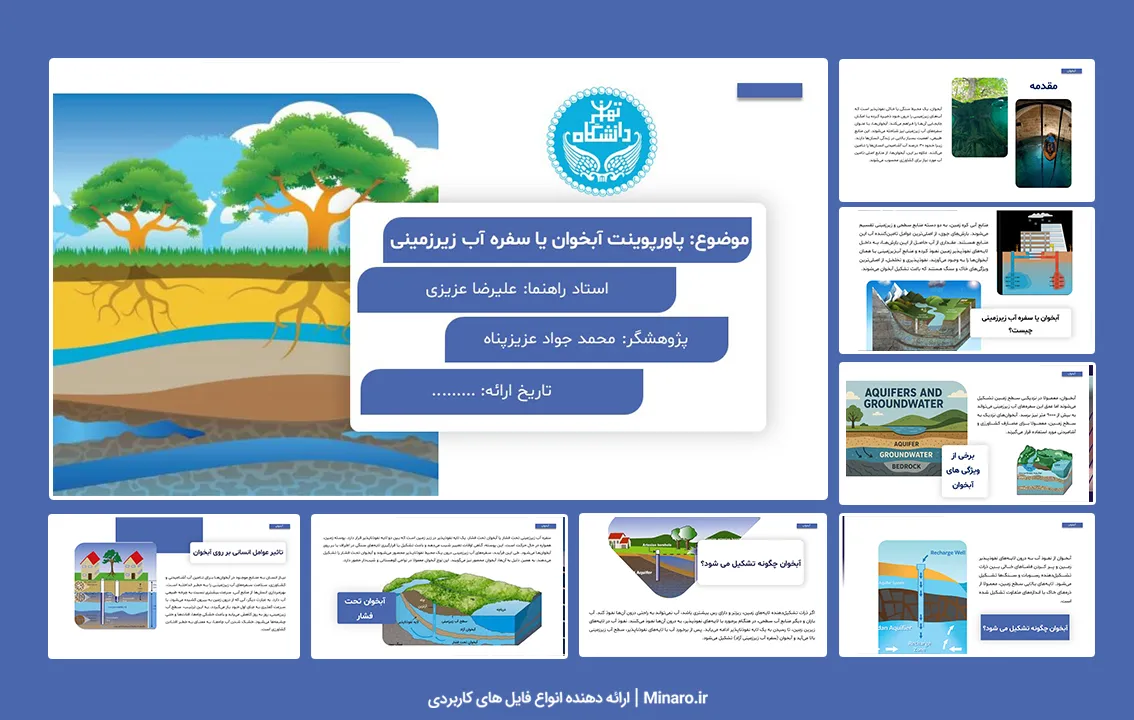 پاورپوینت آبخوان