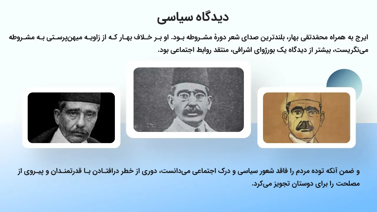 پاورپوینت ایرج میرزا