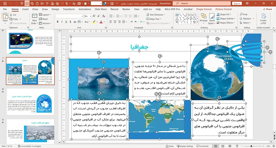 southern-ocean-powerpoint-02 پاورپوینت اقیانوس منجمد جنوبی
