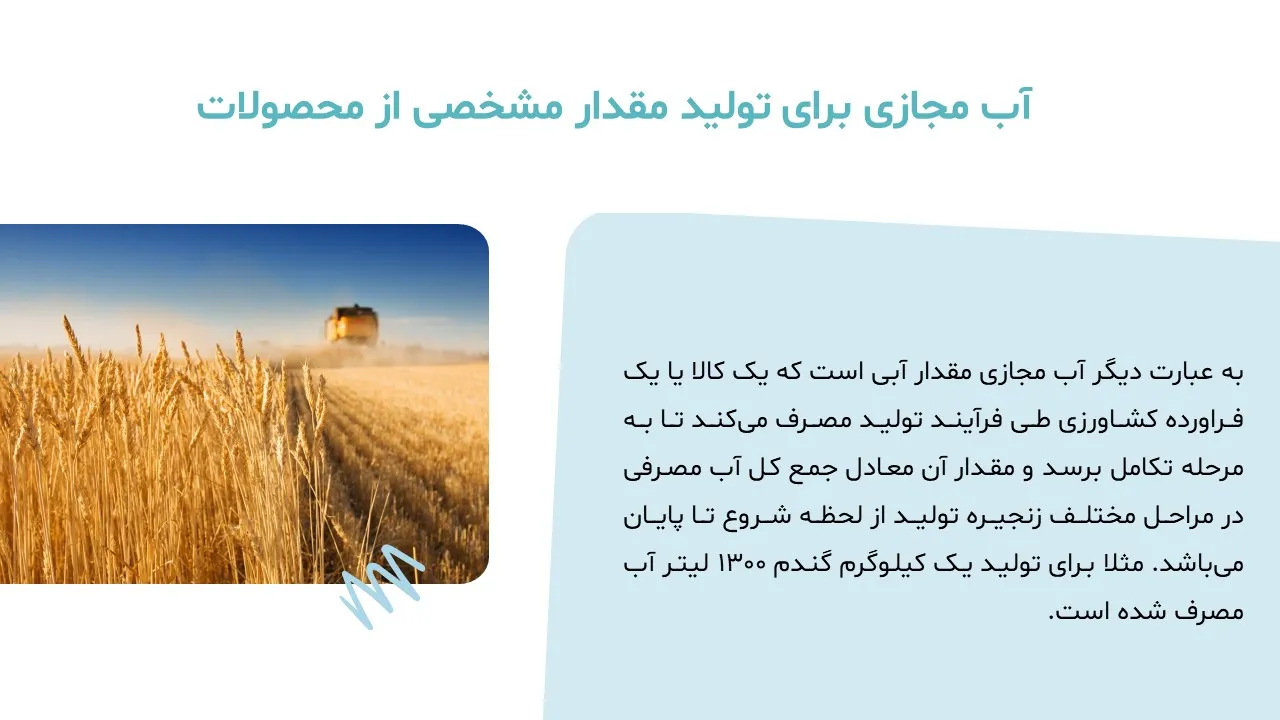 پاورپوینت آب مجازی