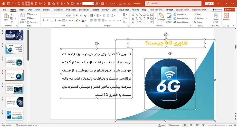 6g-technology-powerpoint-02 پاورپوینت فناوری 6G