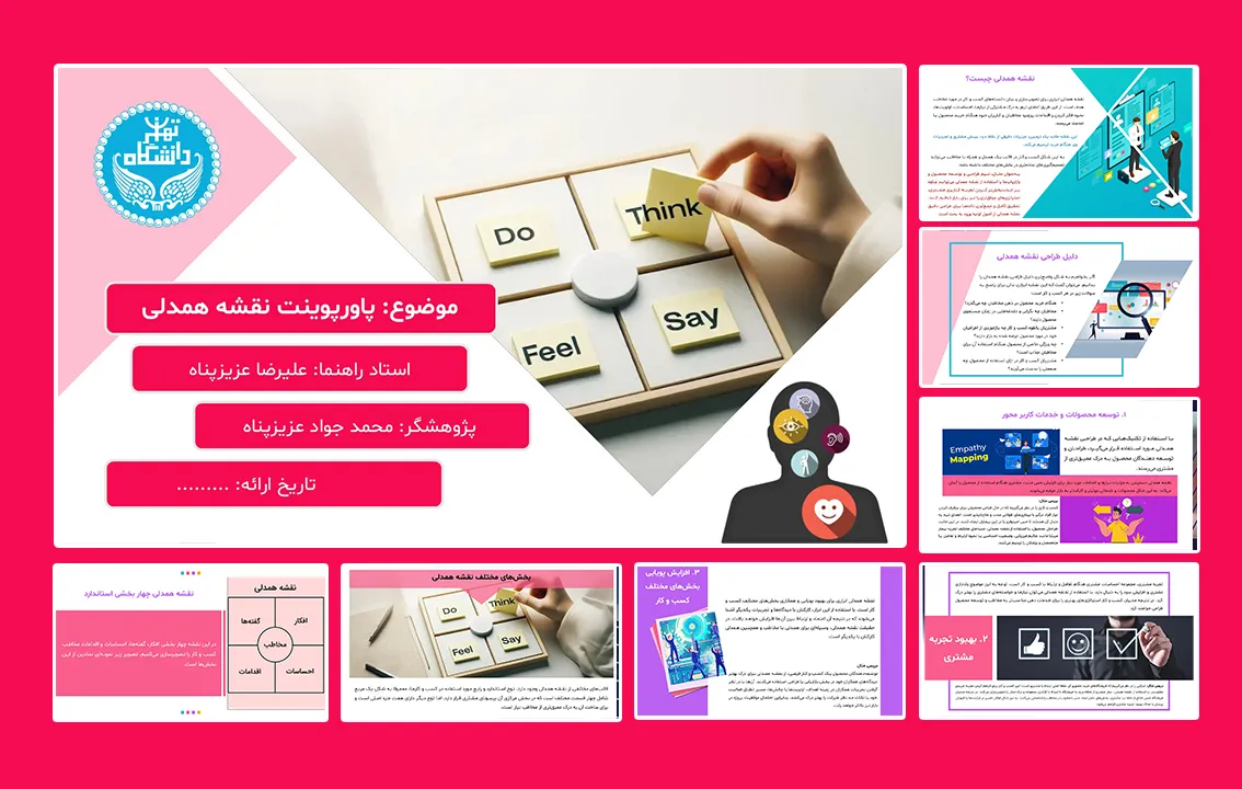 پاورپوینت نقشه همدلی