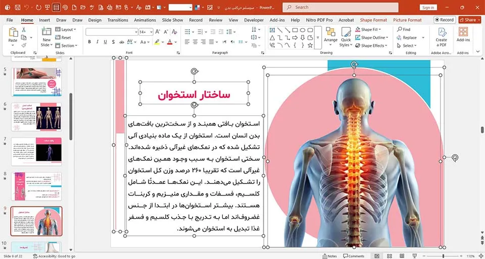 پاورپوینت سیستم حرکتی بدن