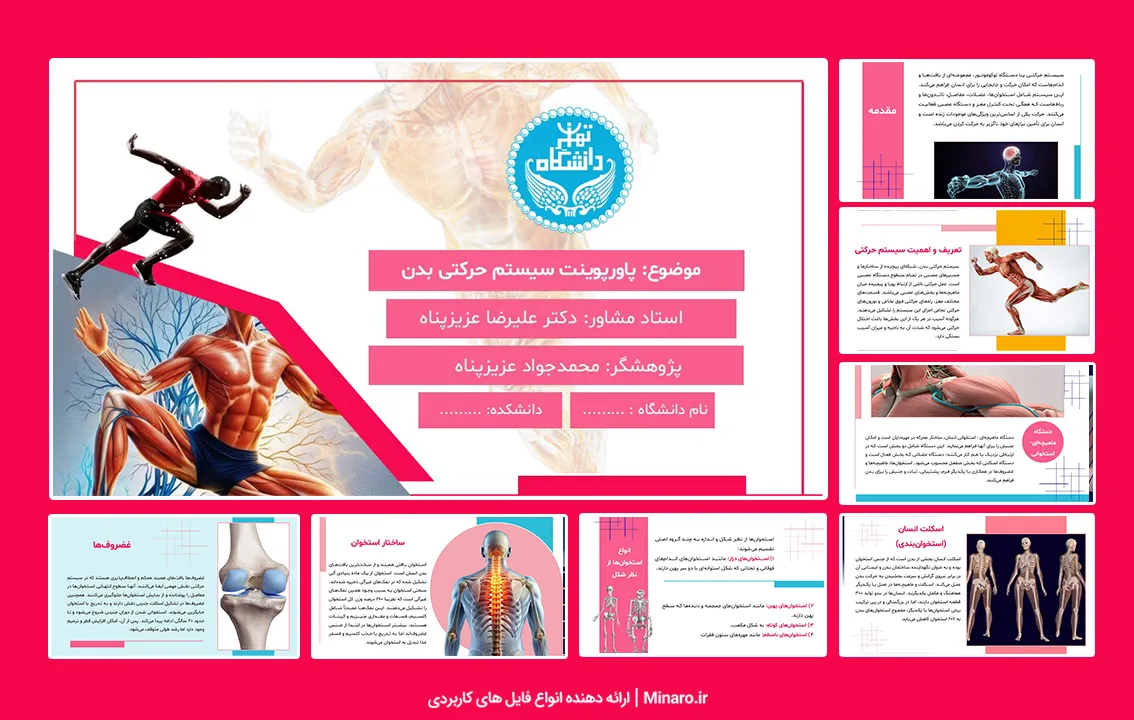 پاورپوینت سیستم حرکتی بدن